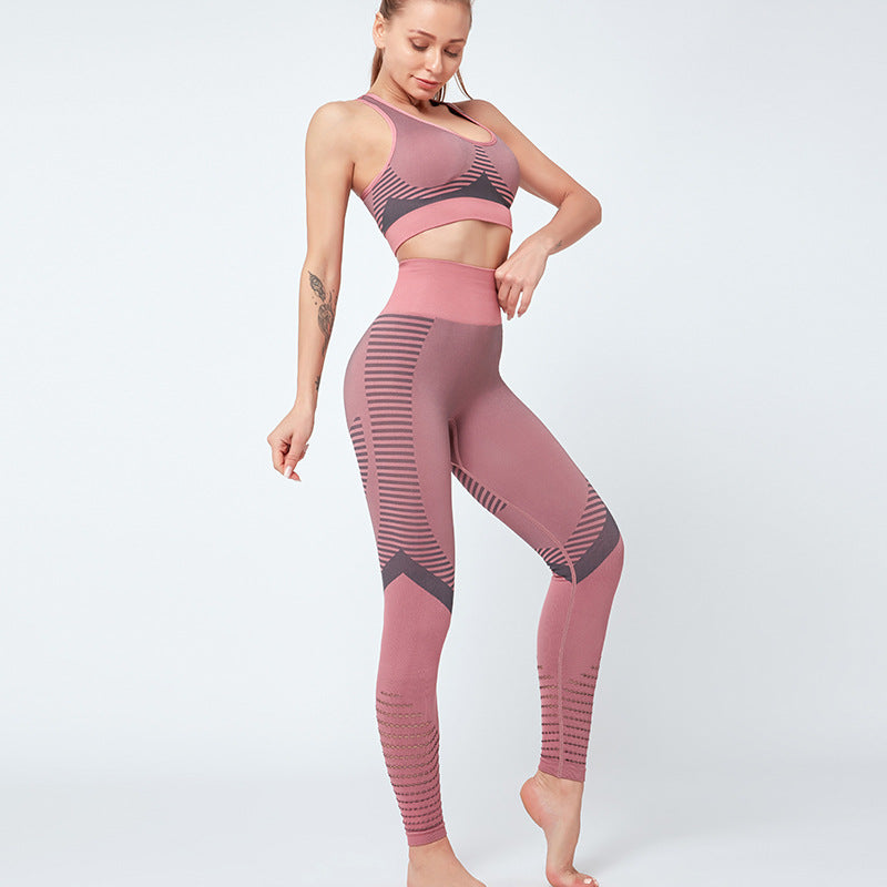 Stripe Sculpt™ Quick-Dry High Waist Gym Leggings