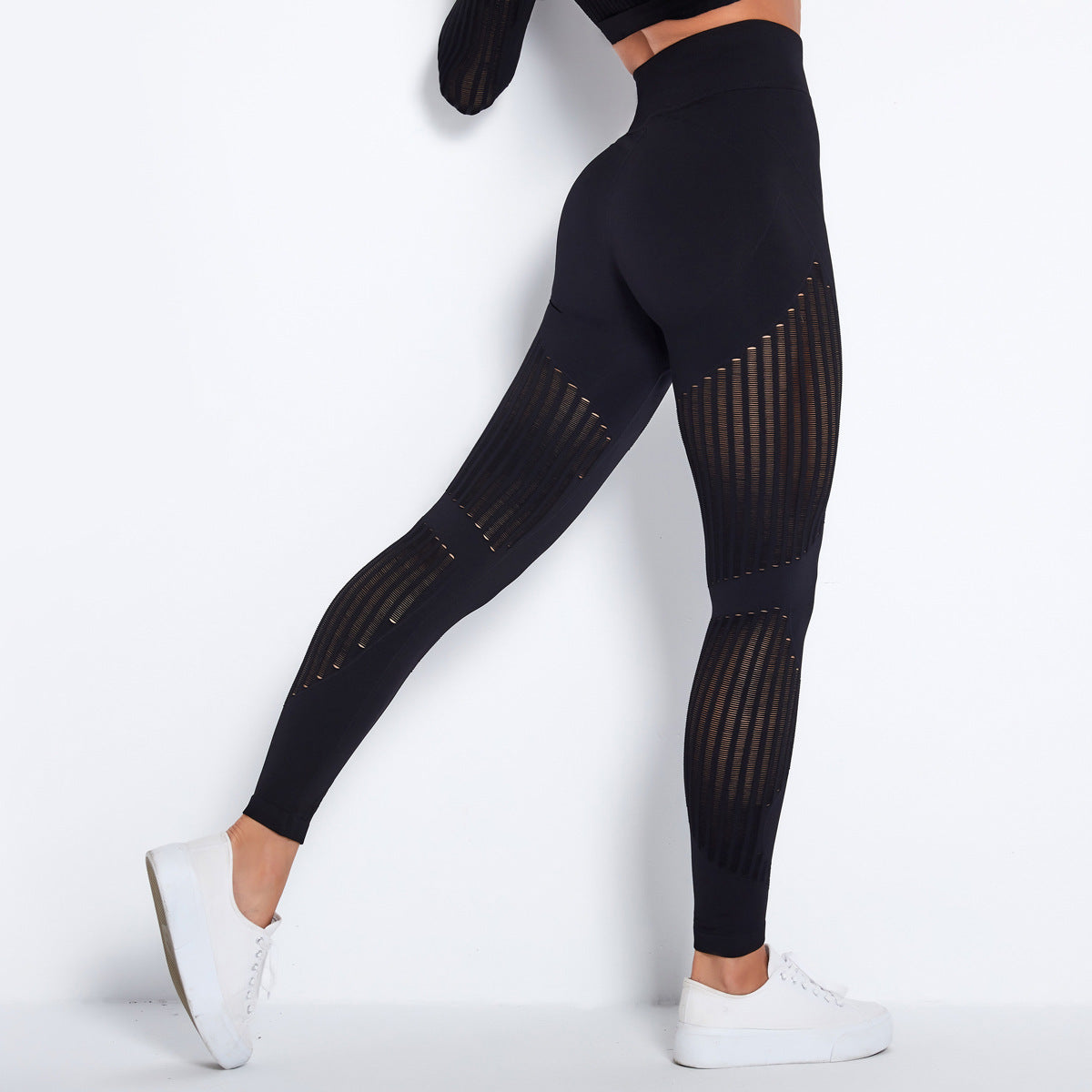 Stripe Sculpt™ Quick-Dry High Waist Gym Leggings