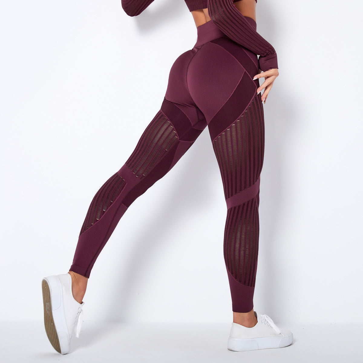 Stripe Sculpt™ Quick-Dry High Waist Gym Leggings